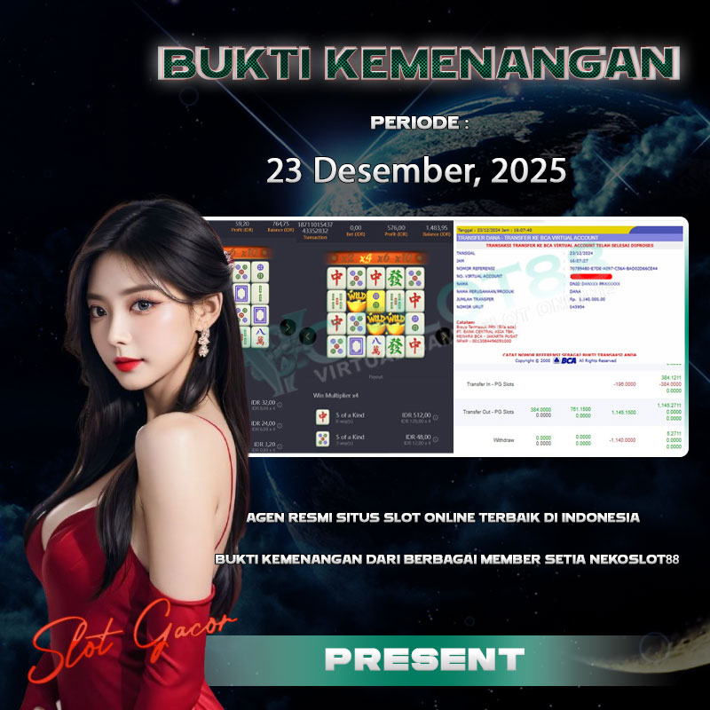 VGSLOT88: Selamat Kepada Pemenang User ID DE***S887